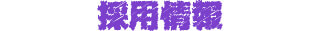 採用情報
